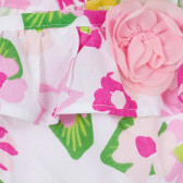 Памучна рокля на цветя за бебе, многоцветна Chicco 246549 2