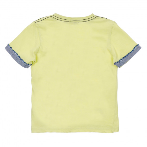 Памучна тениска за бебе, зелена Chicco 246555 4