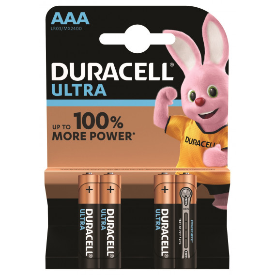 Батерии Ultra, ААА, LR03, 4 бр. Duracell 246751 
