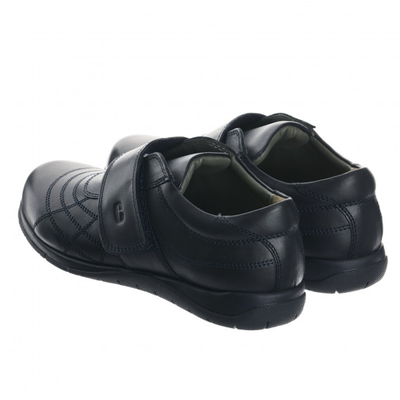 Кожени обувки с велкро лепенки, тъмно сини Chicco 246891 2