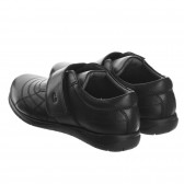 Кожени обувки с велкро лепенки, черни Chicco 246894 2