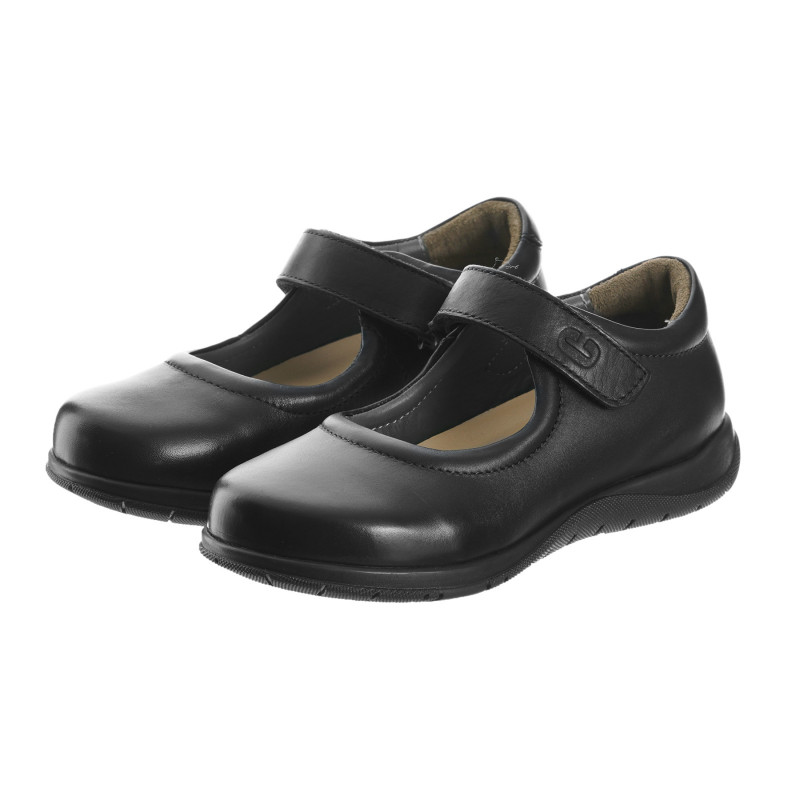 Кожени обувки балеринки, черни  246896