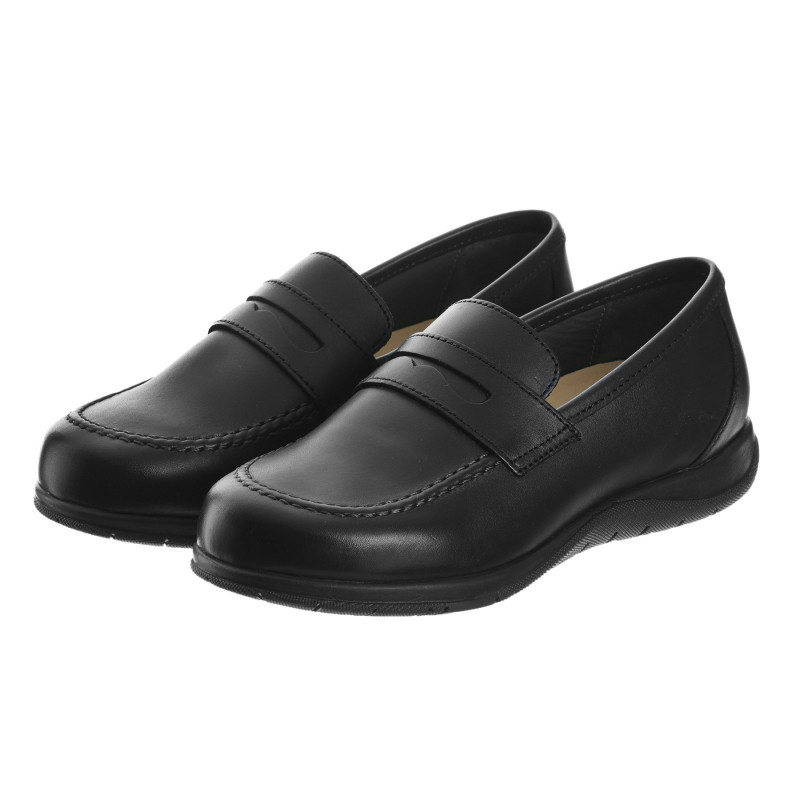 Елегантни кожени обувки, черни  246902