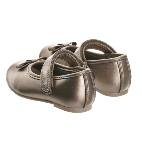 Обувки тип балерини за бебе, светло кафяви Chicco 246961 2