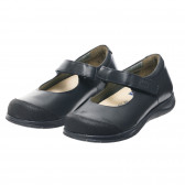 Кожени обувки балеринки, тъмно сини Chicco 247160 