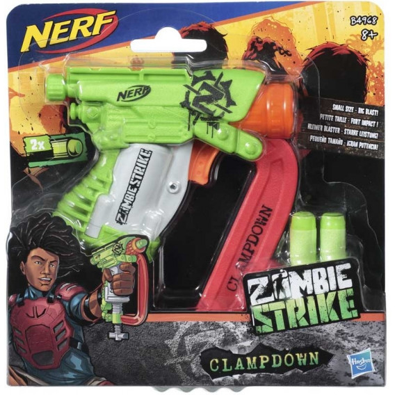 Бластер Zombie Strike Clampdown с 2 снаряда Nerf 247232 2