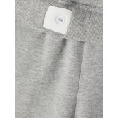 Къси панталони от органичен памук, сиви Name it 247579 3