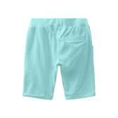 Къси панталони от органичен памук, светло сини Name it 247593 2