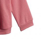 Комплект спортен суитшърт с панталон French Terry, розов Adidas 247671 4