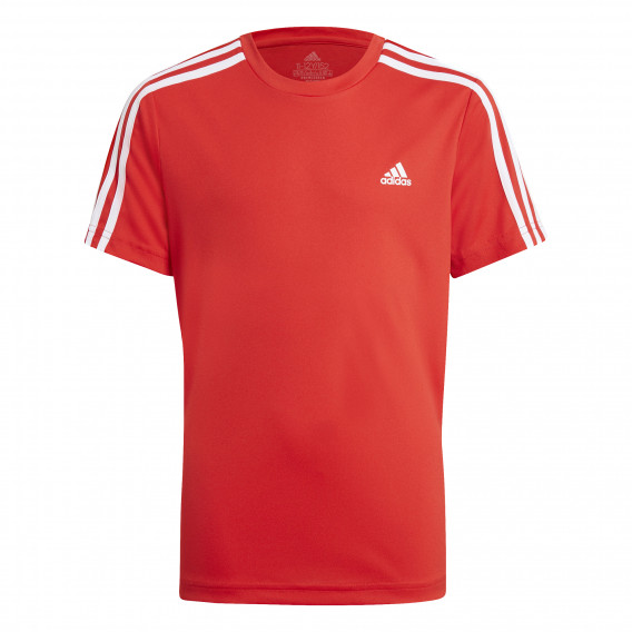 Комплект тениска и къси панталони D2M AEROREADY, червено и черно Adidas 247694 2