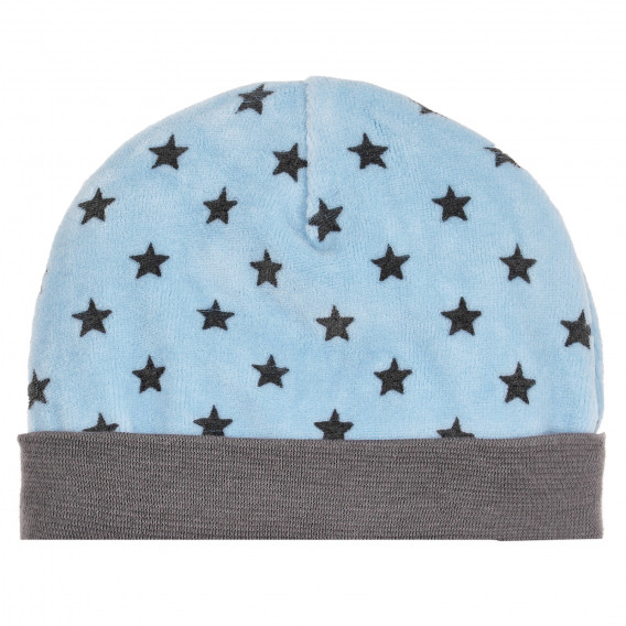 Шапка на звезди за бебе, синя Chicco 247756 