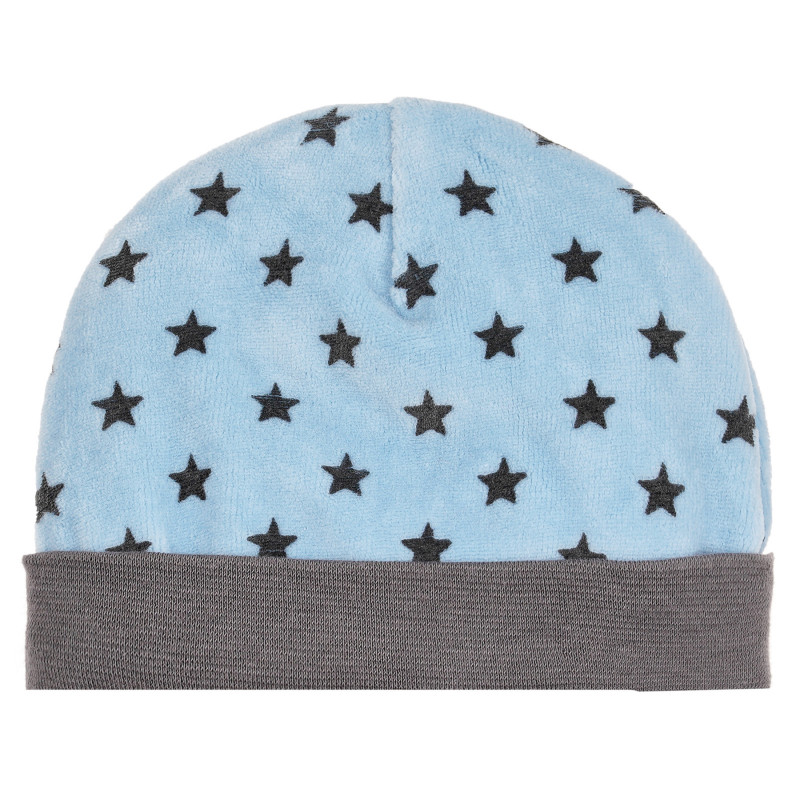 Шапка на звезди за бебе, синя  247756