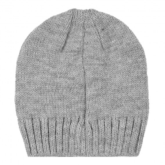 Плетена шапка с широк ластик, сива Chicco 247764 6