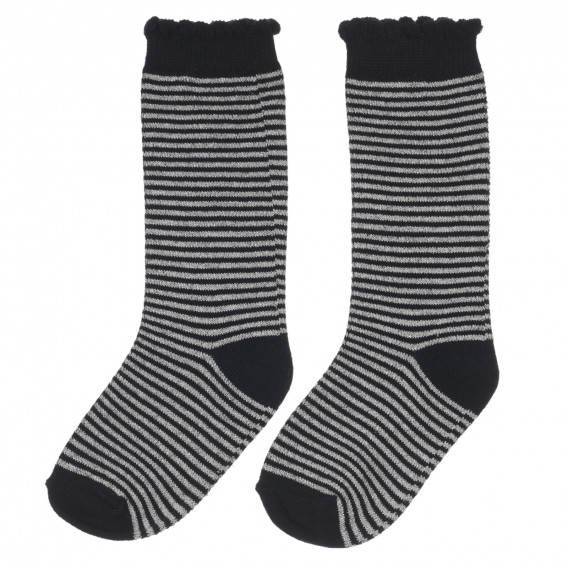 Комплект памучни чорапи за бебе, черни Chicco 247768 9