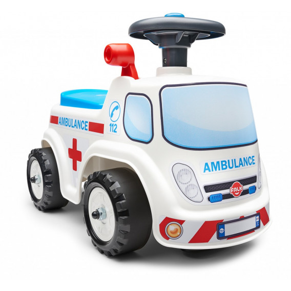 Детски камион без педали - линейка Falk 247860 