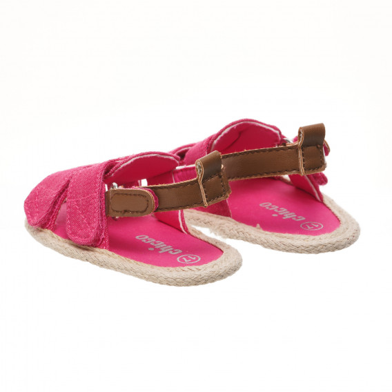 Буйки тип сандали за бебе, розови Chicco 247926 2