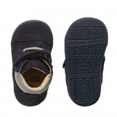 Обувки със сиви акценти за бебе, тъмно сини Chicco 248030 3