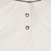 Памучна блуза с мече за бебе, бяла Chicco 248348 3