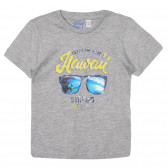 Памучна тениска Hawaii, сива Chicco 248441 