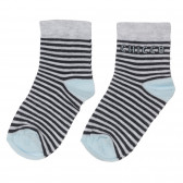 Комплект от два чифта чорапи за бебе, сини Chicco 248507 4