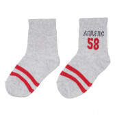 Комплект от три чифта чорапи в синьо и сиво Chicco 248525 8