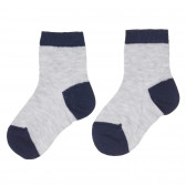 Комплект от два чифта чорапи със звезди в сиво и синьо Chicco 248530 3