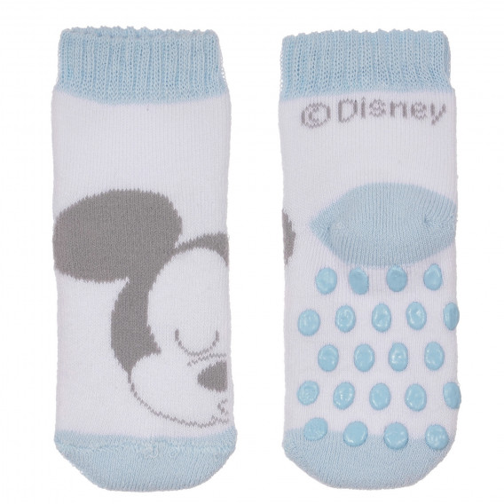 Чорапи Мики Маус за бебе, бели Chicco 248543 