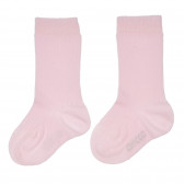 Чорапи с логото на бранда за бебе, розови Chicco 248561 