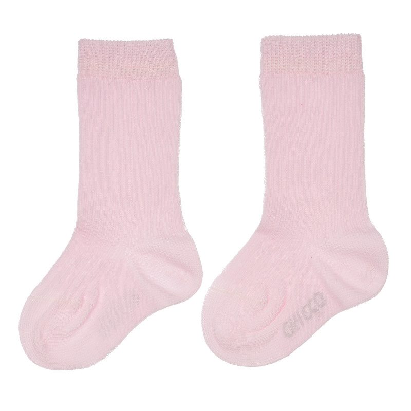 Чорапи с логото на бранда за бебе, розови  248561