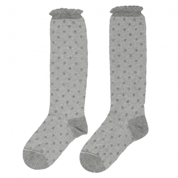 Чорапи на точки, сиви Chicco 248597 