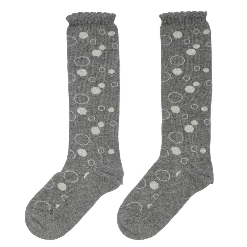 Чорапи с 3/4 дължина, сиви  248599