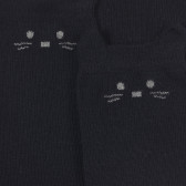 Чорапи с 3/4 дължина и апликация на коте, сини Chicco 248602 2