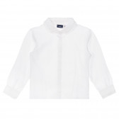 Памучна риза с къдрички, бяла Chicco 248625 