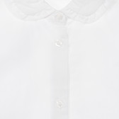 Памучна риза с къдрички, бяла Chicco 248626 2
