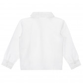 Памучна риза с къдрички, бяла Chicco 248627 4