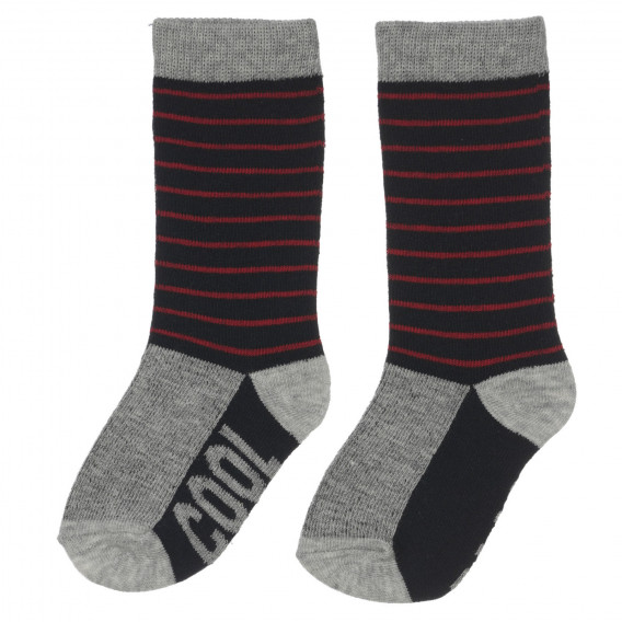 Комплект от три чифта чорапи, тъмносини и сиви Chicco 248640 4