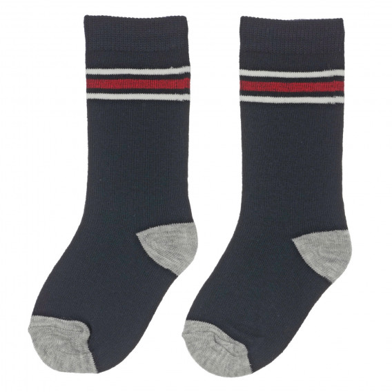 Комплект от три чифта чорапи, тъмносини и сиви Chicco 248641 5