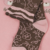 Комплект от два чифта чорапи в розово и кафяво Chicco 248662 2