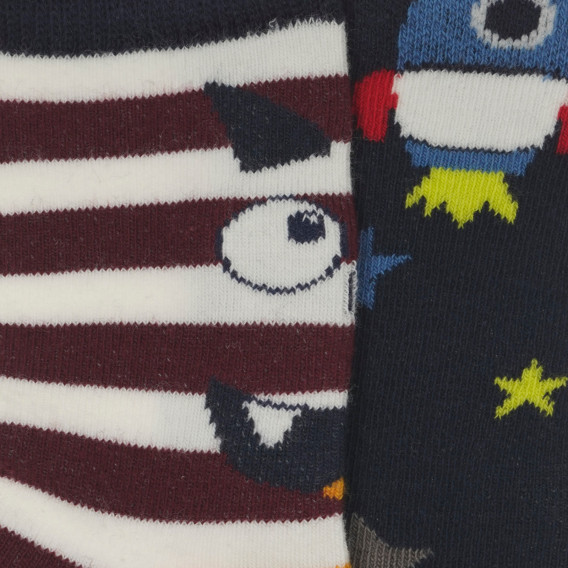 Комплект от 2 чифта чорапи за бебе, многоцветни Chicco 248666 2