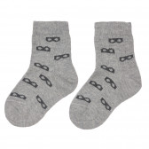 Чорапи с графичен принт, сиви Chicco 248677 