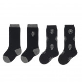 Комплект от два чифта чорапи за бебе, тъмно сини Chicco 248688 
