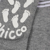 Чорапи с името на бранда за бебе, сиви Chicco 248707 2
