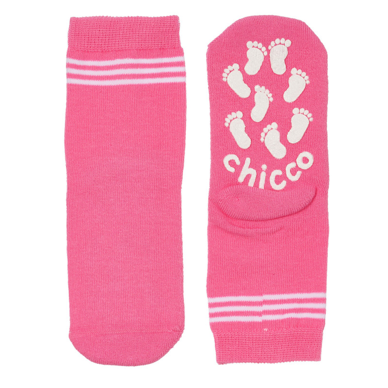 Чорапи с логото на бранда, розови  248710