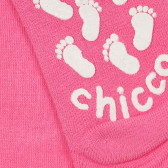Чорапи с логото на бранда, розови Chicco 248711 2