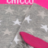 Чорапи с принт на звездички за бебе, сиви Chicco 248713 2