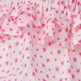 Памучен боди с принт на звезди за бебе, розово Chicco 248720 3