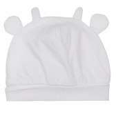 Памучна шапка "Крава" за бебе, бяла Chicco 249509 2