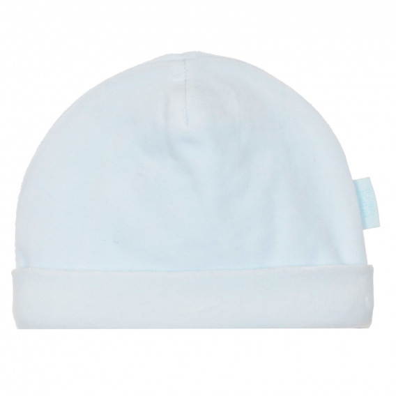 Памучна шапка за бебе, светлосиня Chicco 249583 