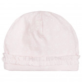 Памучна шапка с къдрички за бебе, розова Chicco 249802 3