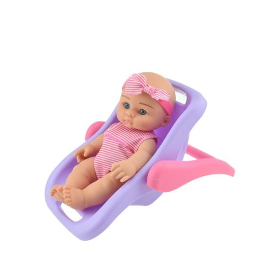 Кукла-бебе 21cm в столче за носене Toi-Toys 250159 3